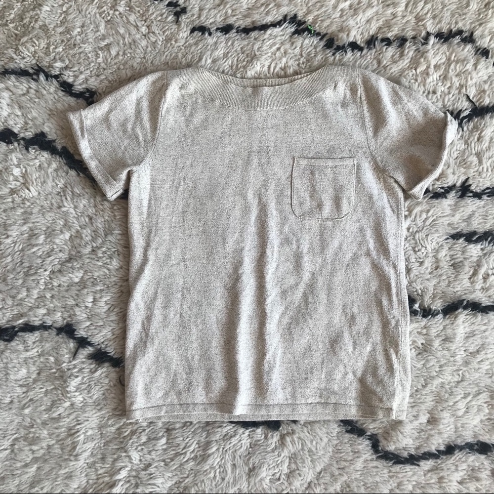A.P.C. Beige Short-Sleeve Pocket Tee